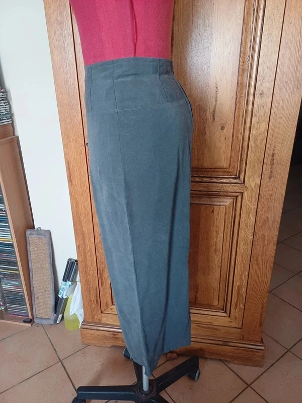 Nieuwe grijze lange rok maat 38 – photo 4
